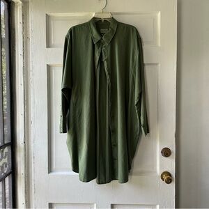 Universal Thread Long Sleeve Army Green Tshirt Dress